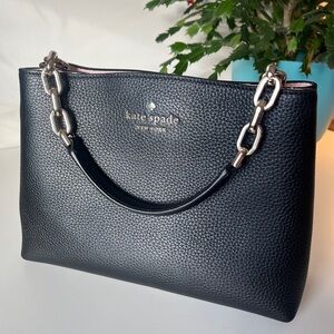 Kate Spade Black Leather Shoulder Bag